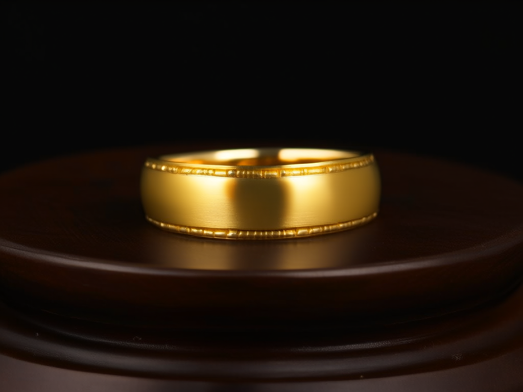 黄金戒指图片大全