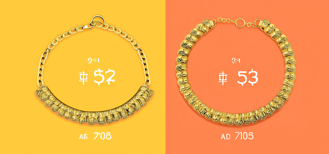 黄金首饰的价格图