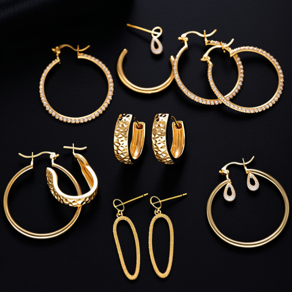 耳环图片大全好看黄金